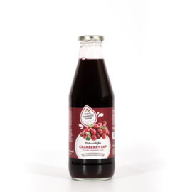 Puur 100% Cranberry sap Puur & Licht Gezoet.