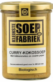 Vegan Curry-Kokossoep (Madras Medley) Kleinste Soepfabriek