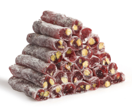 Turkish Delight Lokum Fingers met Granaatappel en Pistache (26 stuks)