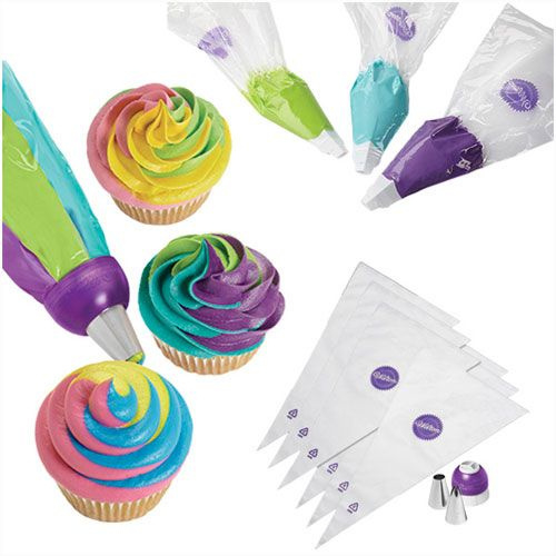 vredig Concurreren Donker worden Wilton Drie Kleuren Spuitmond Adapter Set, 9st | Spuitmondjes en  spuitzakken | NorasHomeBakery