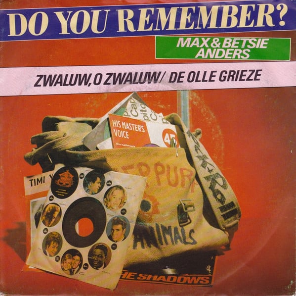 Max En Betsy Anders – Zwaluw, Ach Zwaluw / Olle Grieze (1984)