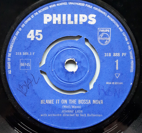 Johnny Lion – Blame It On The Bossa Nova (1963)