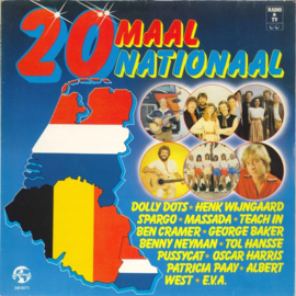 20 Maal Nationaal - Various (oa. JJOOOOSSTT - LIEVE LINA, HENK WIJNGAARD) (1980)