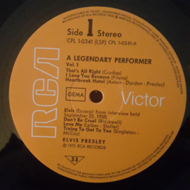 Elvis Presley – A Legendary Performer - Volume 1 (1974) (+ BOOKLET)