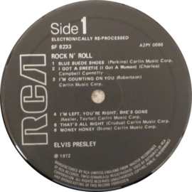 Elvis Presley ‎– Rock 'N' Roll (Re-Issue)