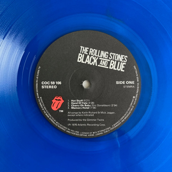 The Rolling Stones – Black And Blue (1977) (COLOUR VINYL -BLUE)