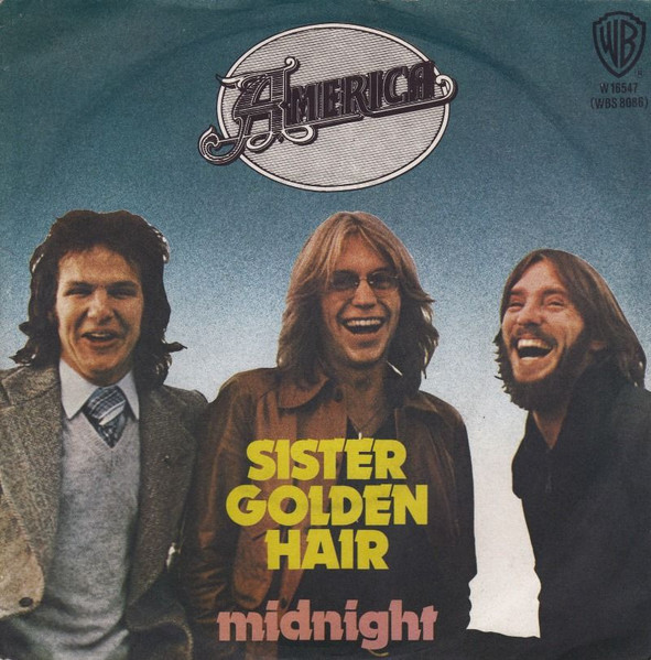 America – Sister Golden Hair (1975) (ITALY pressing)