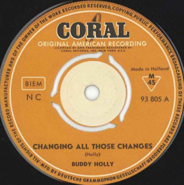 Buddy Holly – Changing All Those Changes / Brown Eyed Handsome Man (1963)