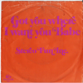 Stereo Fun Inc. – Got You Where I Want You Babe (1983) (ELECTRONIC)