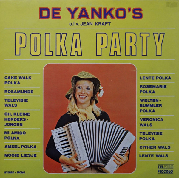 De Yanko's o.l.v. Jean Kraft – Polka Party (1975) (TELSTAR)