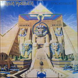 Iron Maiden – Powerslave 1984 (2022 re-issue) (COLOUR VINYL-MARBLED GREY-BROWN) (NEW VINYL)