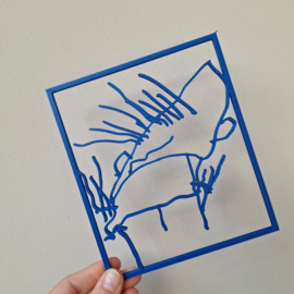 Frame met tekening 15cm