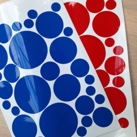 Raamstickers confetti - herbruikbaar