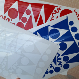 Raamstickers vlaggetjes