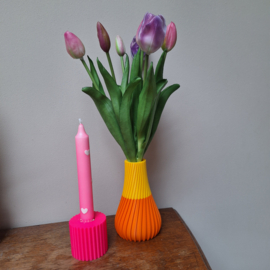 Model Nova 15 cm 2 kleuren Oranje - Geel