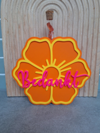 Bloem met reageerbuisje