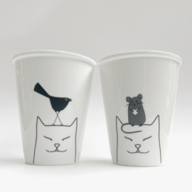 Koffiemokje ‘Kat en Muis’