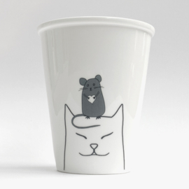 Koffiemokje ‘Kat en Muis’