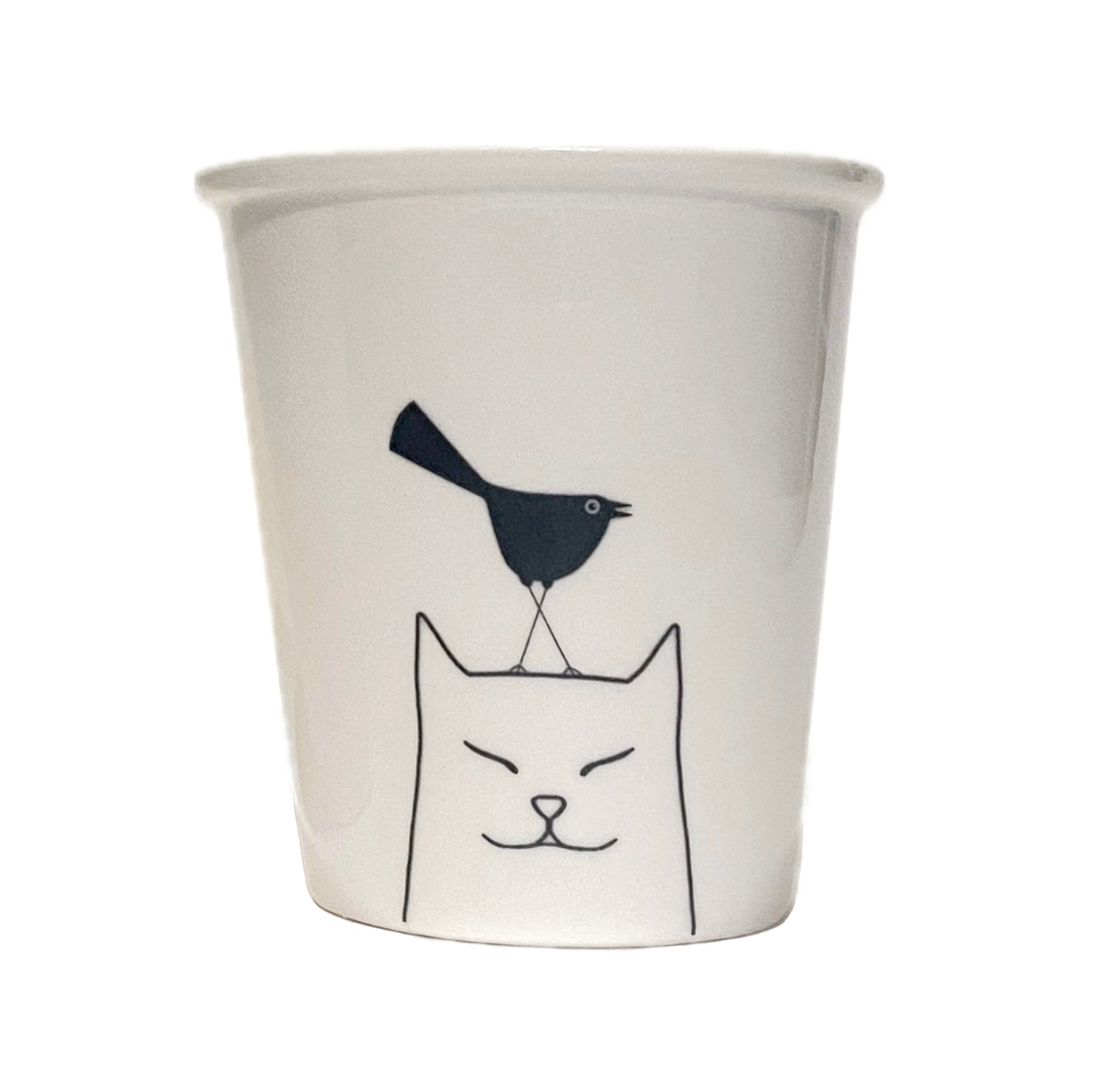 Espressomokje ‘Kat en Vogel’