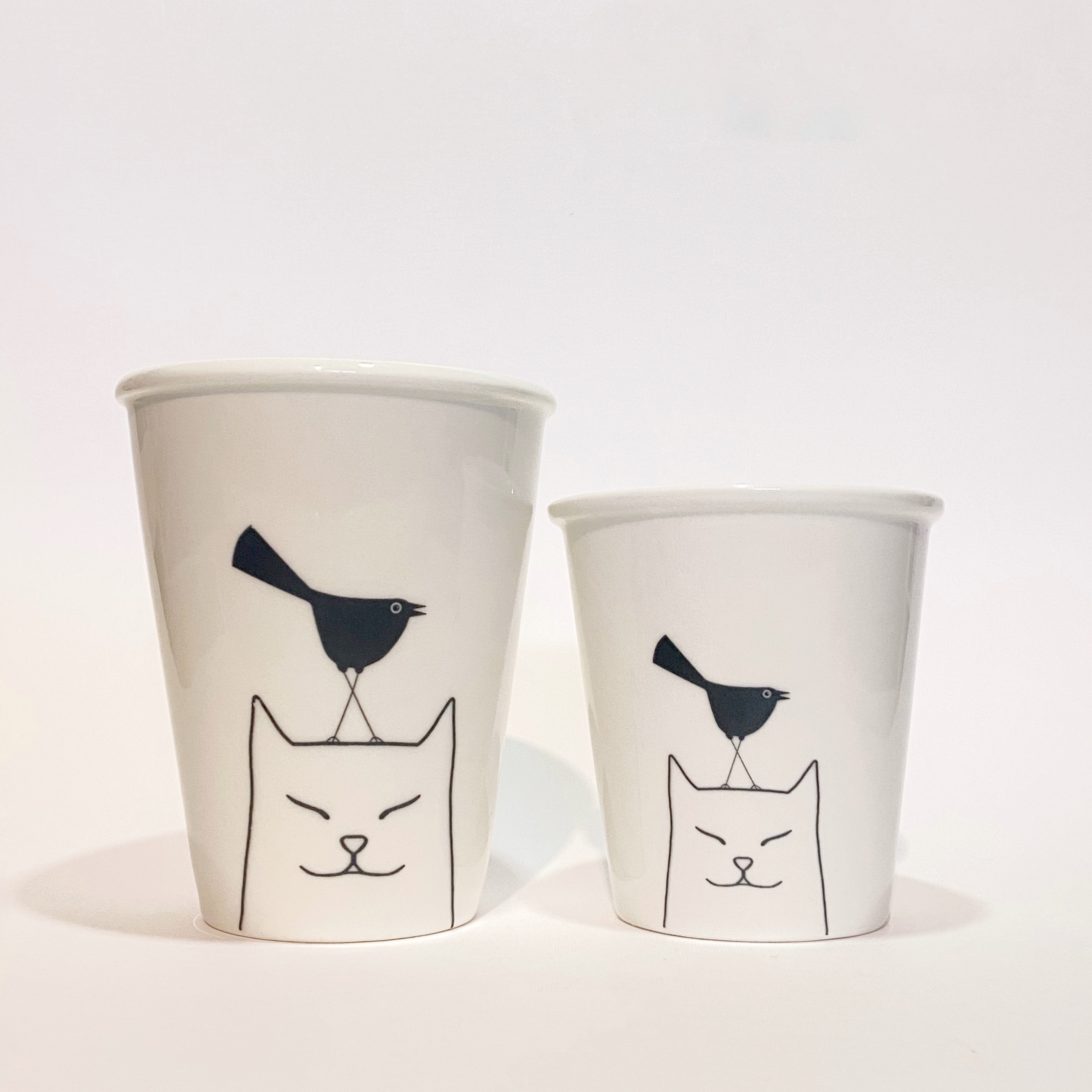 Espressomokje ‘Kat en Vogel’