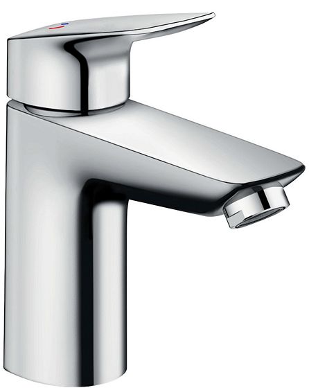 Hansgrohe Logis eengreepswastafelmengkraan - chroom - met automatische lediging - comfortzone 100 - coolstart