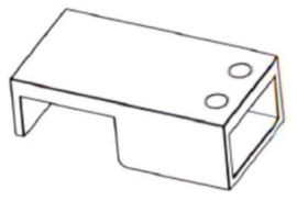 Easylux Open Wall T-stuk - chroom