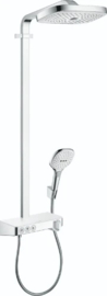 Hansgrohe Raindance Select E 300 3jet douchesysteem met douchethermostaat - wit/chroom