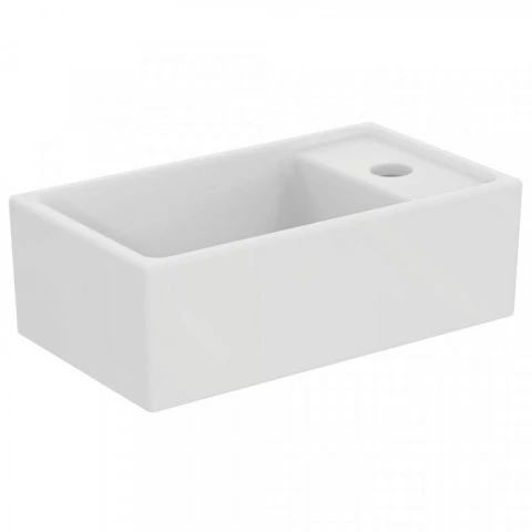 Ideal Standard i.life S handenwasser 370 x 210 mm - wit - kraangat rechts