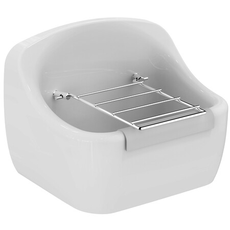 Ideal Standard Douro uitgietbak 445 x 345 - wit - met stootrand