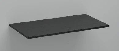 Easylux Kivu wastafelblad laminaat 900 x 500 x 18 mm - raven oak