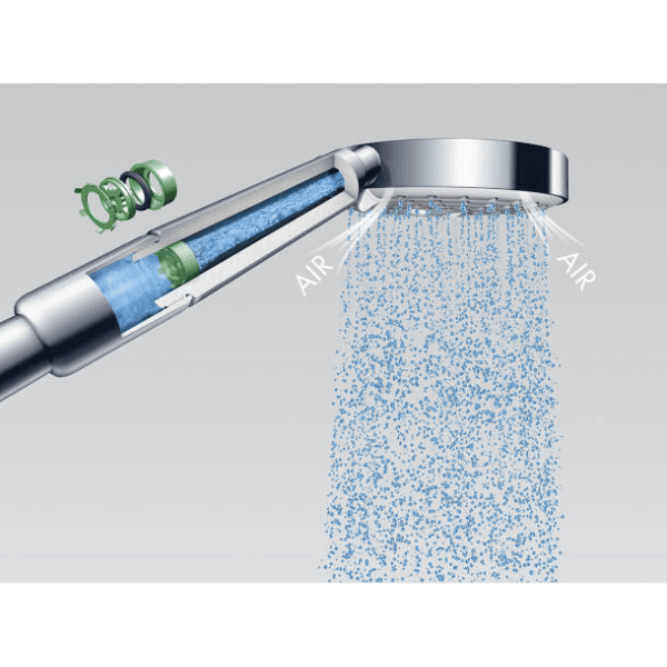 Hansgrohe Croma Select S 280 1jet ecoSmart Showerpipe - zwart mat