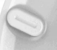 Easylux WSS Brio / Maki toiletzittingbuffer (set 6st) - wit - prijs per set