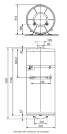 Warmtepompboiler 100L Bulex Magna Aqua 100/3