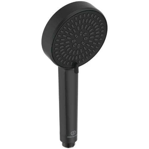 Ideal Standard Alu+ 2jets handdouche rond 100 mm - zwart mat - 8 l/min