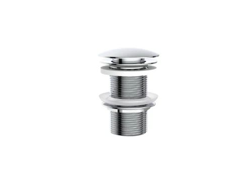 Easylux Vivo afvoerplug zonder overloop - click-clack - open plug - chroom