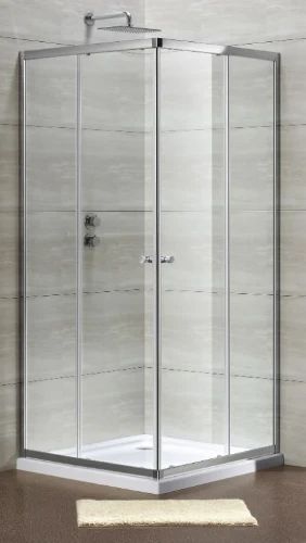 Easylux Free Basic hoekinstap 900 x 1900 mmtransparant - chroom