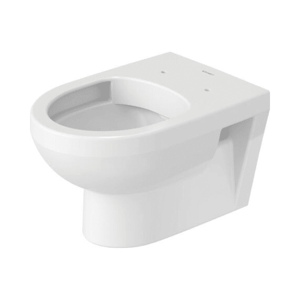 Duravit DuraStyle Basic hangtoilet PACK Rimless (hangtoilet + zitting met Softclose) zonder spoelrand - wit - B365xD540 mm