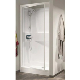 DOUCHECABINE KINEDO KINEPRIME 90 - 90 o 199 ! Transparant Nis - Draaideur - Thermostaat