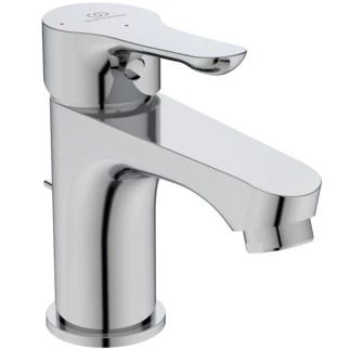 Easylux Alpha wastafelmengkraan - chroom - Bluestart - met automatische lediging