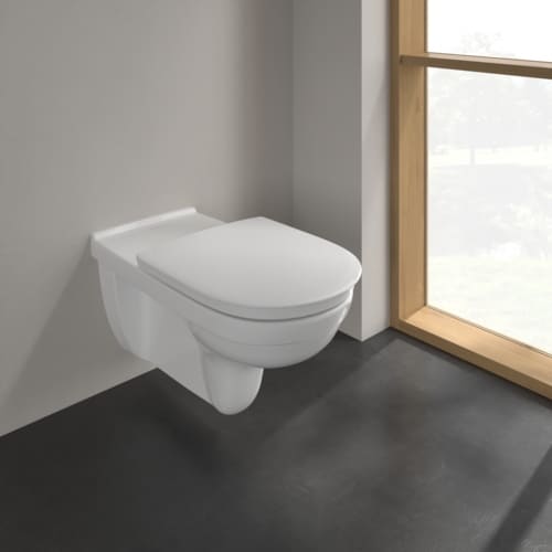 Villeroy & Boch ViCare verlengd hangtoilet DirectFlush zonder spoelrand - wit - B360xD700 mm