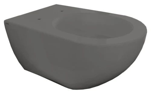 Easylux Obi hangtoilet Cycloneflush zonder spoelrand 550 x 355 x 340 mm - antraciet