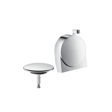 Hansgrohe Exafill S afwerkset voor badlediging - chroom - extra vlakke uitvoering