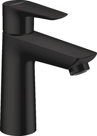 Hansgrohe Talis E 110 eengreepswastafelmengkraan zonder lediging - zwart mat - CoolStart