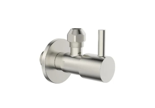 Easylux Vivo hoekstopkraan - Brushed Nikkel PVD