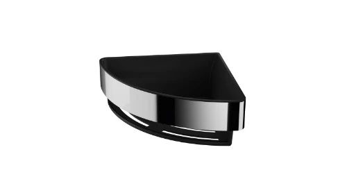 Inda Accessoires korf angulaire avec coupelle amovible - zwart mat