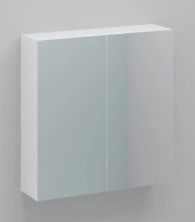Easylux Kivu spiegelkast zonder verlichting met 2 deuren 700 x 720 x 160 mm - wit - zonder combibox