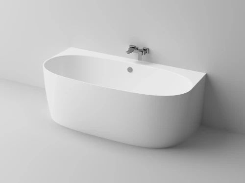 Easylux Tulla back-to-wall bad composiet 1578 x 860 mm - wit mat