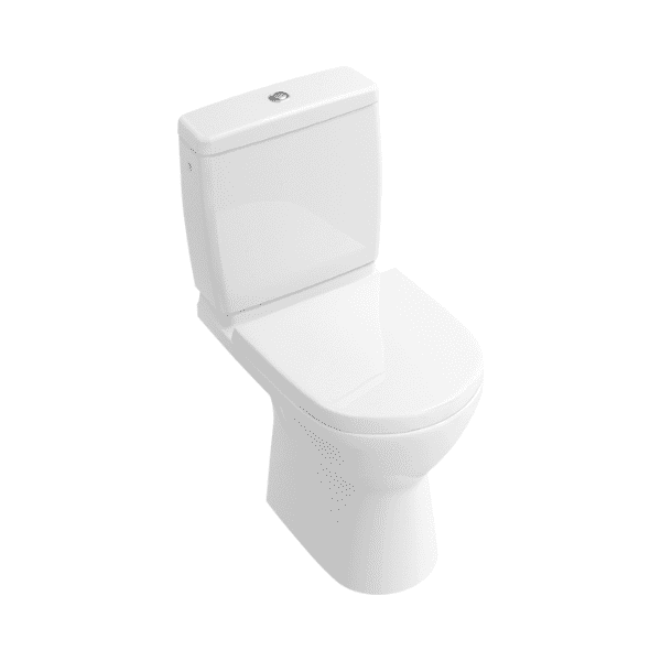 Villeroy & Boch O.Novo staand toilet PACK (onderpot + spoelbak + zitting met softclose) uitgang C - wit - B360xD680 mm