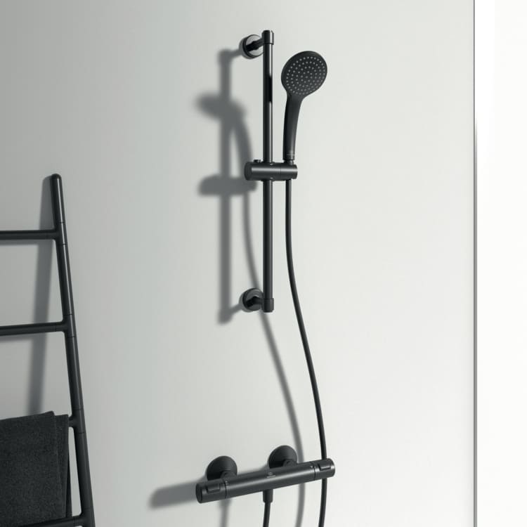 Ideal Standard Ceratherm T25 douchethermostaat - silk black