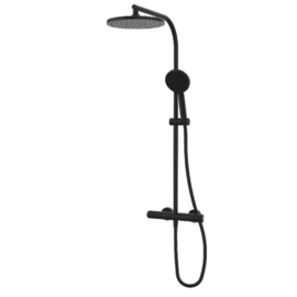 GRB doucheset Dry - Thermostatische kraan - Zwart